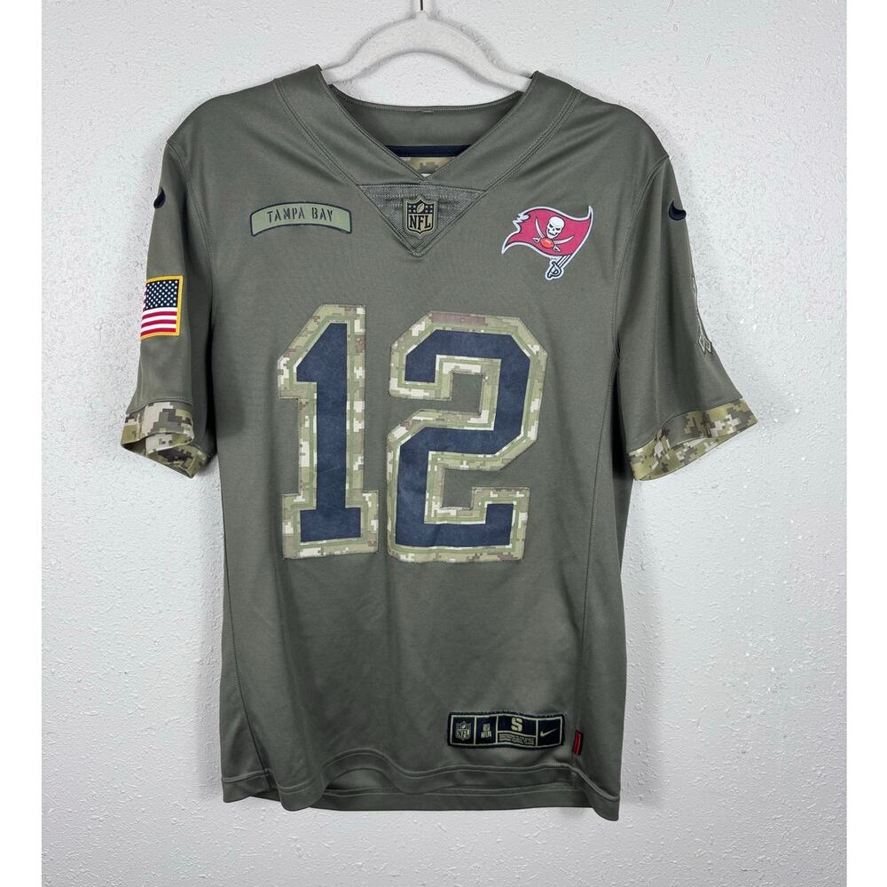 Tom Brady Tampa Buccaneers Nike Salute to Service Limited Jersey Size Small